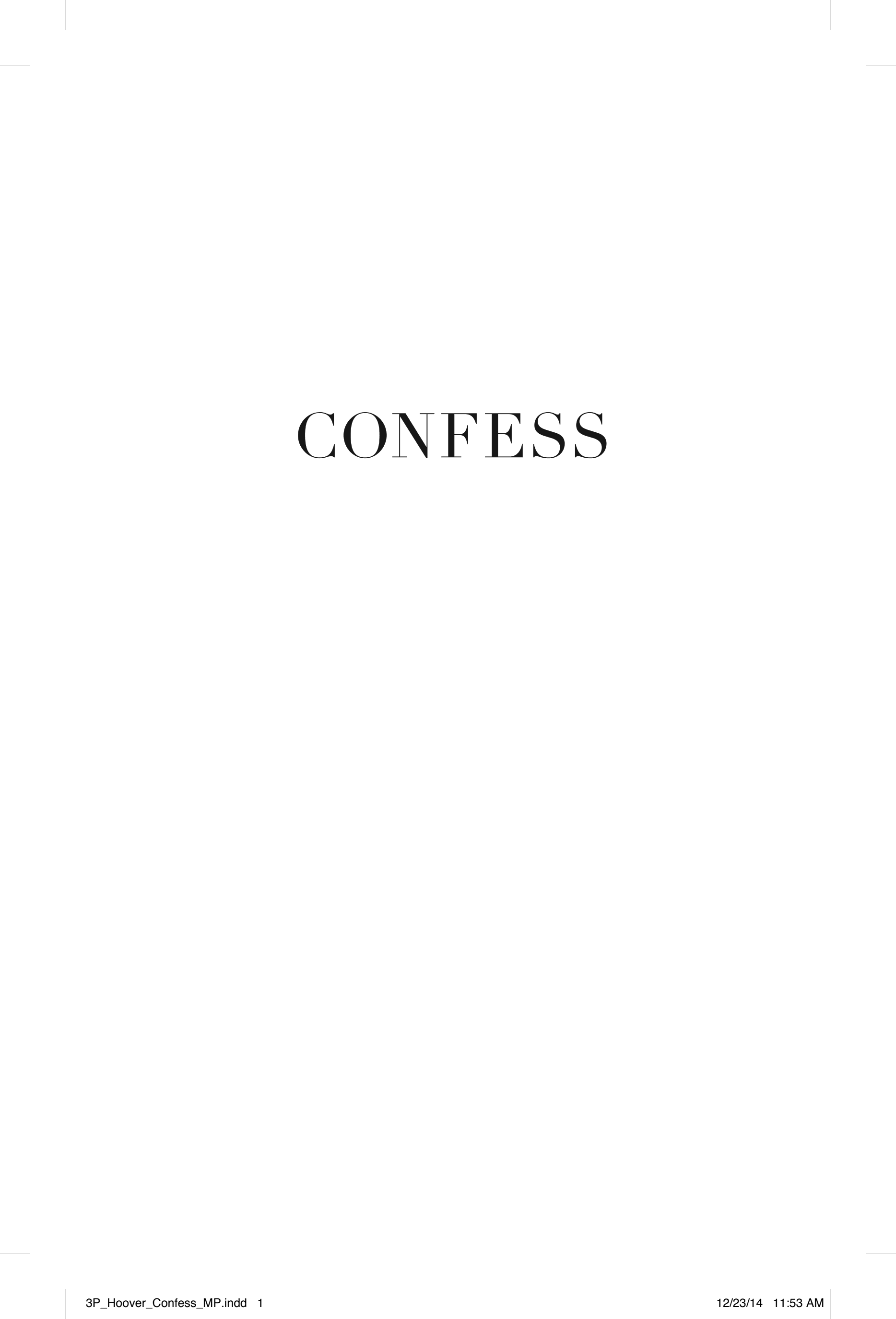 Confess — Colleen Hoover