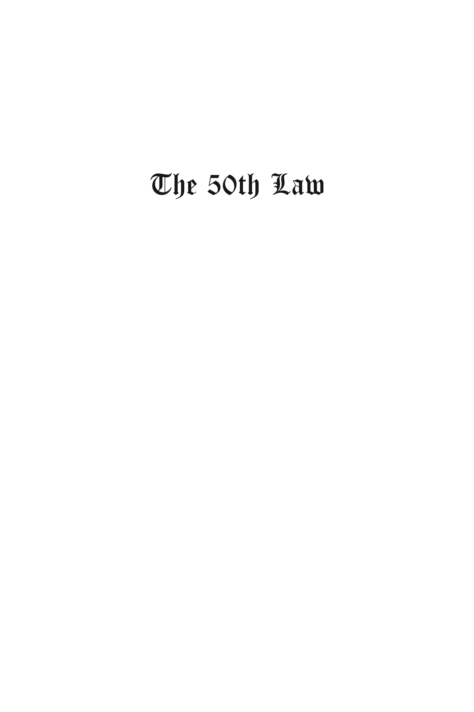 The 50th Law