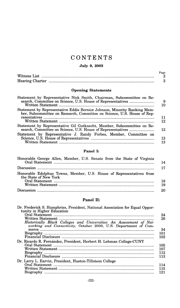 H.R. 2183, Minority Serving Institution Digital and Wireless Technology Opportunity Act of 2003