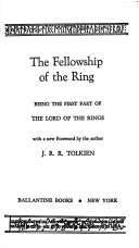 The Fellowship of the Ring