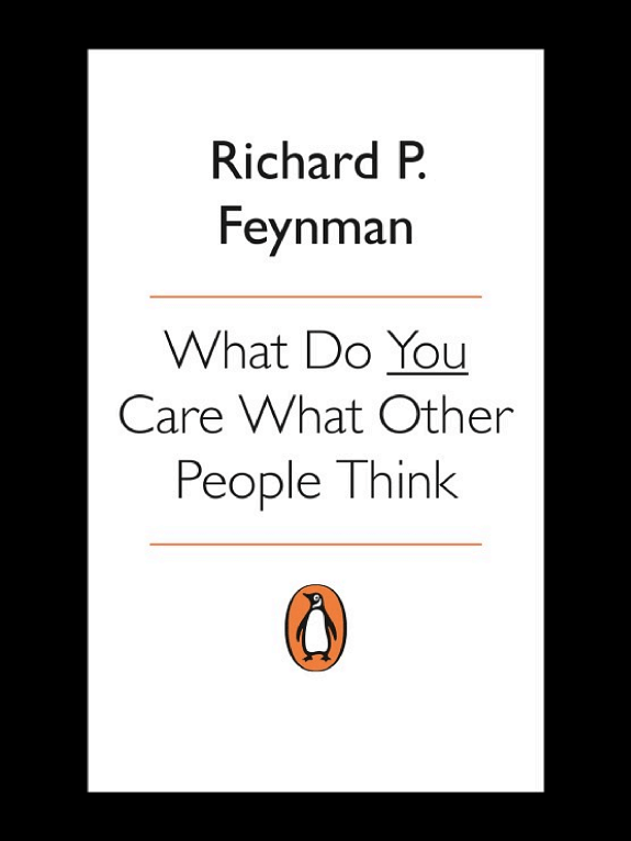 'What Do You Care What Other People Think?'