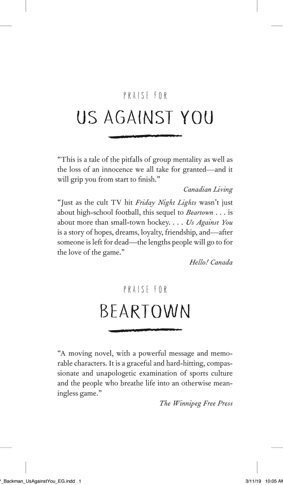 Us Against You — Fredrik Backman