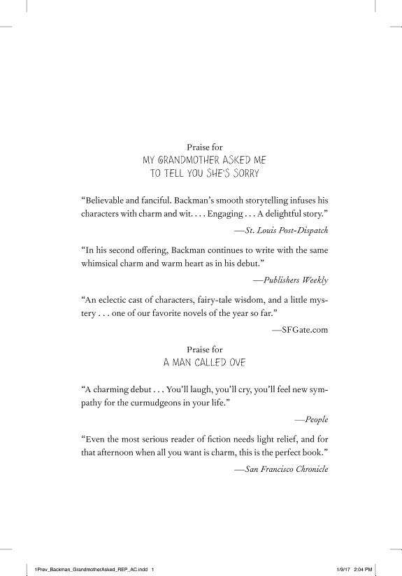 My Grandmother Asked Me to Tell You She's Sorry