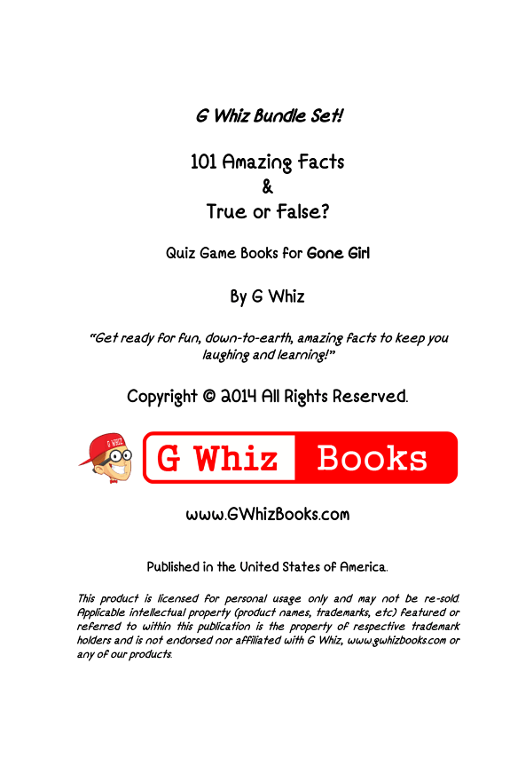 Gone Girl - 101 Amazing Facts & True or False? — G Whiz