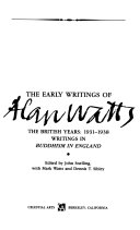 The Early Writings of Alan Watts