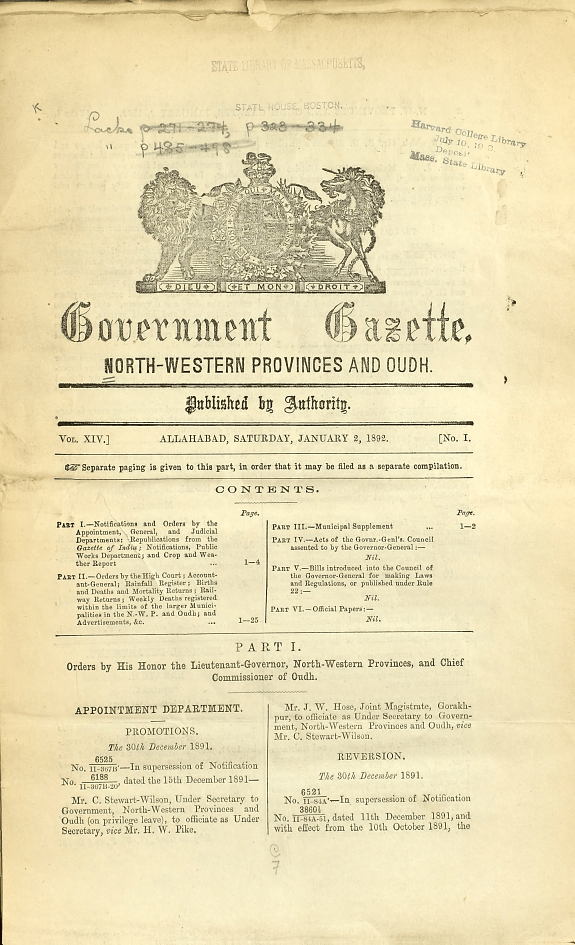 Government Gazette