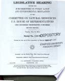H.R. 1776, "Clear Creek National Recreation Area and Conservation Act"; H.R. 2175, "World War II Memorial Prayer Act of 2013"; H.R. 2489, "Oregon Caves Revitalization Act of 2013"; and H.R. 3806, "Great Smoky Mountains National Park Agreement Act of 2013" by United States. Congress. House. Committee on Natural Resources. Subcommittee on Public Lands and Environmental Regulation