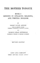 The Mother Tongue by Sarah Louise Arnold, George Lymann Kittredge
