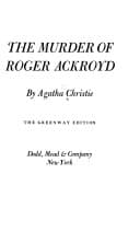 The Murder of Roger Ackroyd by Agatha Christie